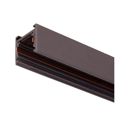 Lucide Premium LINIAL Aufbauschiene - 1-Phasen Stromschiene / Schienensystem - 1 Meter- Matt Schwarz Chrom - detail 1